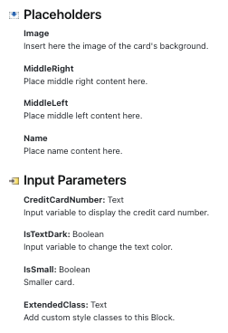 Types of customization preview