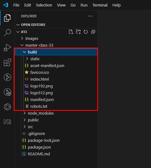 Build folder Build folder