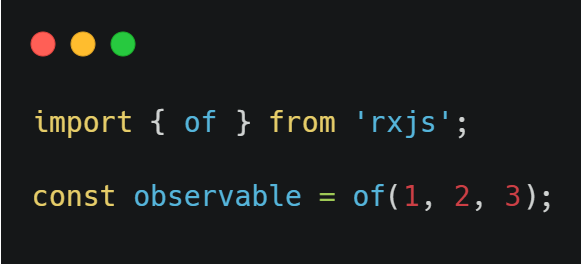 Creating an Observable 1 Creating an Observable 1